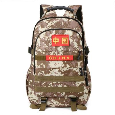 China Outdoor Attack Army Backpack Camouflage Travel Mountaineering Tactical Bag Waterproof Climbing Backbag for sale