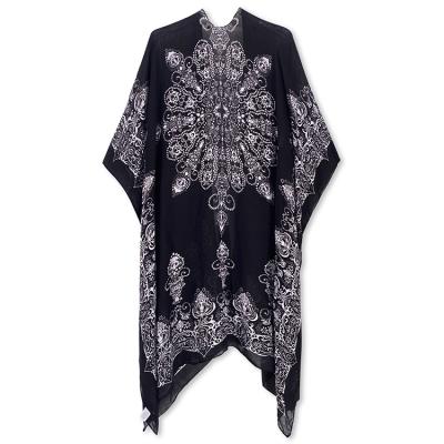 China New Breathable Goods Simple Elegant Boho Cardigan Ladies Breathable Custom Women Beach Kimonos for sale