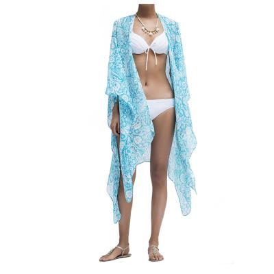 China 2021 Breathable Exquisite Cool Pattern Women's Beach Performance Soft Squishy Kimono for sale