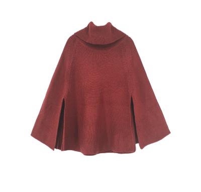 China Sweet red wine high quality goods using various popular turtle neck women sweater pullover for sale