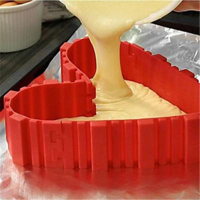 China Sustainable Innovative Baking Tools Multi Shaped Splicing Silicone Molds Baking Mold for sale