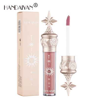 China Small Star Stick Shape HANDAIYAN Small Stick Lip Gloss Long Lasting No Fading Lipstick Water Shine Non Sticky Creative Lip Gloss for sale