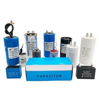 China cbb60 ac motor washing machine capacitor 40uf 450vac for sale