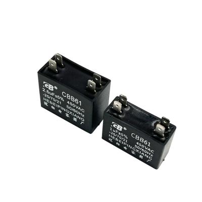 China ac motor motor capacitor 16uf 450vac 40/70/21 50/60hz cbb61 for sale