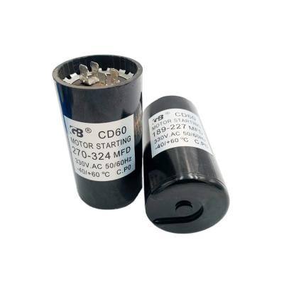 China Hot Selling Motor AC Motor High Quality CD60 Start Capacitor for sale