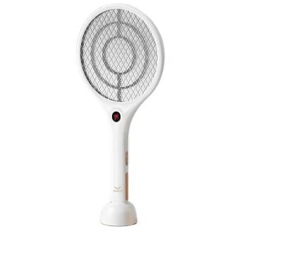 China Viable Household High Quality Rechargeable Electric Fly Swatter Racket Insect Zapper for sale