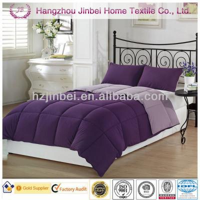 China Soft Purple Down Alternative Duvet / Microfiber Comforter / Polyester Comforter Bedspreads Cover Set for sale