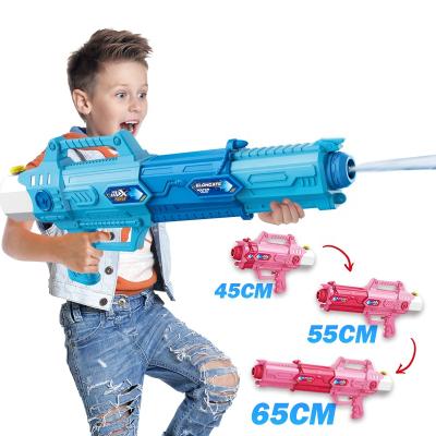 China Water Gun Design Summer The New Water Gun Water Gun Three Length Extendable Telescopic Toy Toys 550ML Large for sale