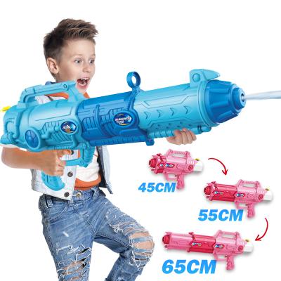 China 1050ML Summer Long Range 1050ML Telescopic Retractable Extendable Water Gun Water Gun Outdoor Game Three Length Toys for sale