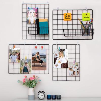 China Viable high quality photos and PHOTA images show grid wall panels hanging home, office and kitchen decor for sale