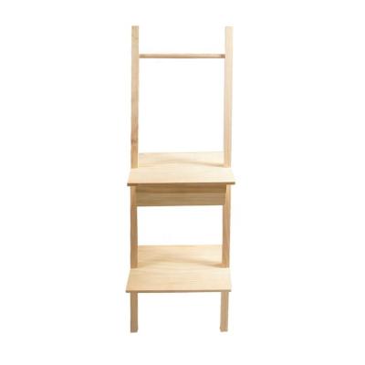 China Multifunctional Modern Flower Plant Ladder Wooden Shelf Modern Wooden Book Display Stand for sale