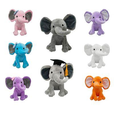 China Plush Doll Product Stuffed Animals Elefantes Stuffed Plush Elephant Toy for sale