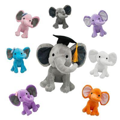 China High Quality Stuffed Plush Doll Product 25CM Kids Gift Elephant Plush Toy Full Toys Baby Elephant Soft Toy for sale