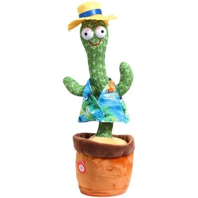 China Children's Toys Talking Singing Dancing Cactus Toys Recording Plush Toy Electric Dancing Cactus by Bailarin for sale