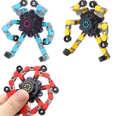 China Squishy Spinner Stress Relieve Toys DIY Squishy Spinner Relaxation Toy Deformable Mechanical Squishies Robot Spinner ,Squishy Person Sensory Toys for sale