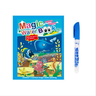 China Amazon Water Coloring Book Water Doodle Book Drawing Viable Popular Magic Paint Toy For Kids for sale