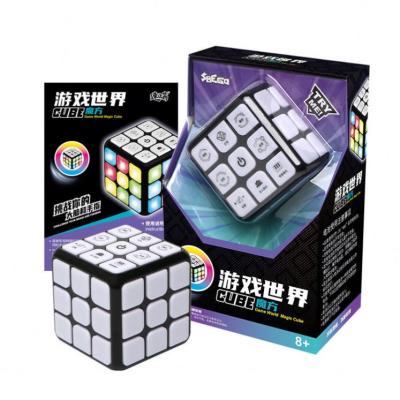 China HT Eco-friendly Toys For Children New Cheap Magic Cube Educational Game Toys Custom Puzzle Magic Cube(.) for sale