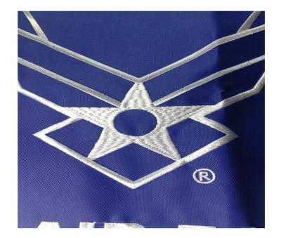 China Factory Direct Hanging 3x5ft Embroidered 210D Nylon United States Air Force Flag for sale