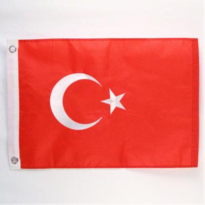 China Factory direct stitched nylon flag hanging stripes 3x5ft 210D Turkey from factory for sale