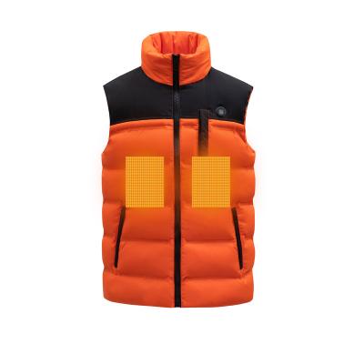 China Modern Anti-Wrinkle Heating Blast Vest For Man Fishing Vest Winter Outwear Jacket Core Vest 3 Zones Heated Rechargeable for sale