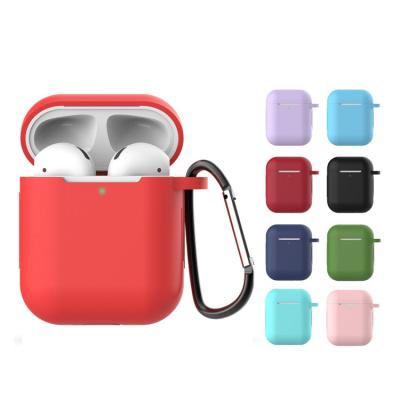 China For Airpods Case Cover Silicone Protective Skin Compatible Earphone For Apple Airpod Case 2&1 for sale