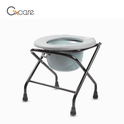 China Best Seller Domestic Cheap Price Folding Steel Toilet Chair For Adults for sale