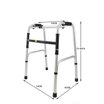 China Lightweight Rehabilitation Foldable Lightweight Aluminum Walker For Adults for sale