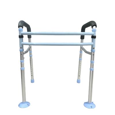 China Anti-Slip Bathroom Lavatory Toilet Aid Rail With Big Four Leg For Elderly for sale