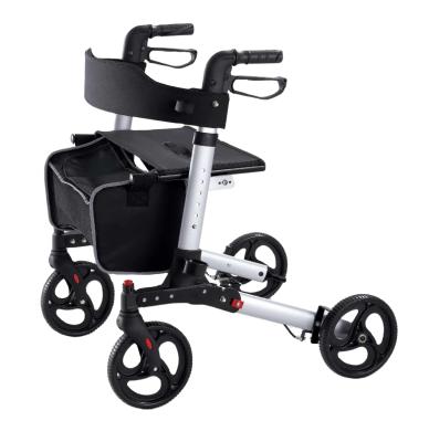 China Convenient New Design Lightweight Aluminum Rollator With Small Folding Size To Easy Carry for sale