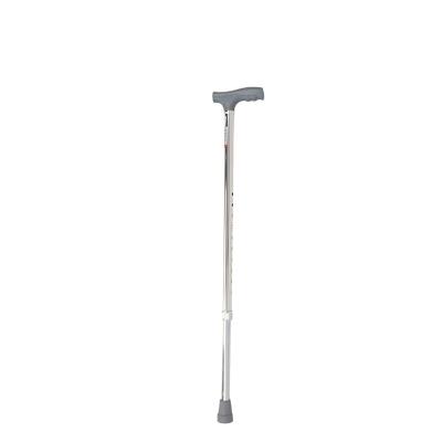 China Medical Aluminum Shiny Adjustable Walking Canes With T-shape Handle for sale