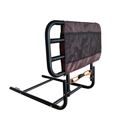 China Single Width Steel Medical Adjustable Bed Railing With Bag For Seniors for sale