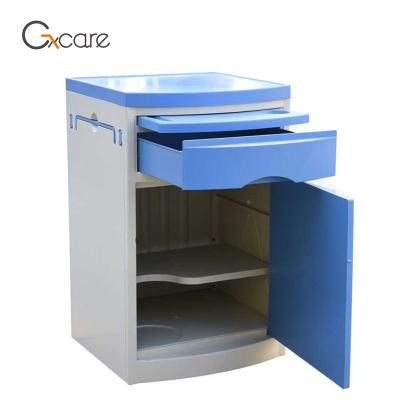 China Save Space ABS Storage Nightstand Bedside Locker Hospital Plastic Medical Cabinet For Sale for sale