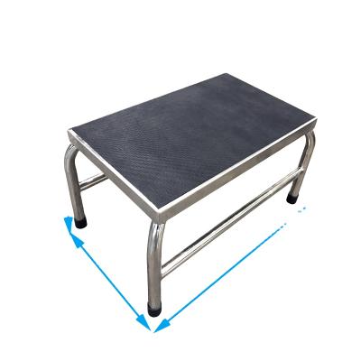 China Durable Stainless Steel Medical One Stepper Stool For Hospital for sale