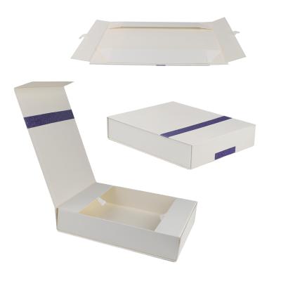 China Recycled Materials Folding Container Cardboard Folding Boxes With Magnetic Handle Canton Foldable Rigid Paper Box for sale