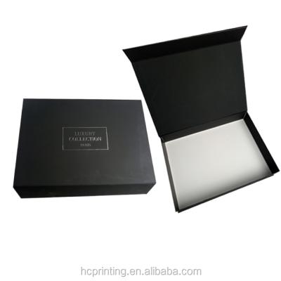 China Recycled Materials Logo Printed Luxury Folding Packaging Custom Magnetic Gift Box for sale