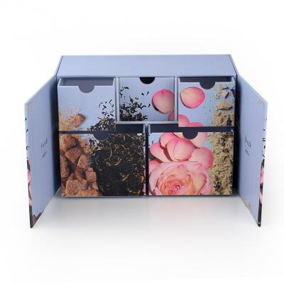 China Recycled Materials Cookie Advent Files Large Drawer Alcohol Advent Calendar Custom Liquor Calendar Box for sale