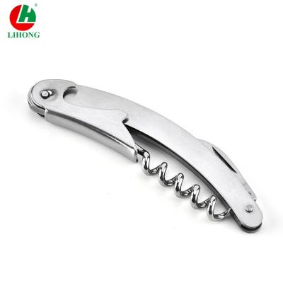 China Amazon 2-in-1 Stainless Steel Sustainable Multifunctional Beer Bottle Opener For Wine Bottle Opener for sale