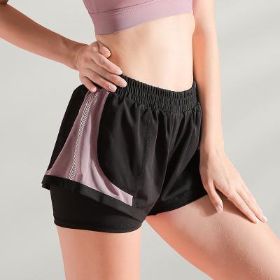 China Wholesale Breathable Yoga Ladies Shorts Seamless Gym Clothing Women Running Womens Fitness Yoga High Waisted Short Gym Sets for sale