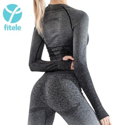 China Breathable Modern New Design Women Girls and Ladies Yoga Wear Custom Seamless One-Piece Plus Wholesale for sale