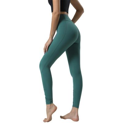 China Wholesale Breathable Basic Solid Women's Fitness Equipment Gym New Launch Seamless Soft Workout Gaiters for sale