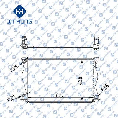 China Best Selling High Quality Radiator OE 4F0121251L 677*438*26/32 for sale