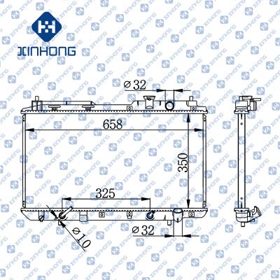 China Best Selling High Quality Radiator OE 19010-P1E-901 425*668*26/32 for sale