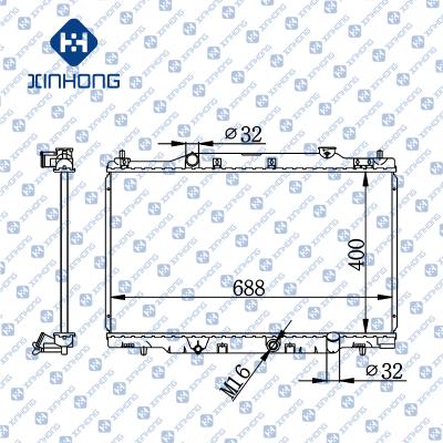 China Best Selling High Quality Radiator OE 19010-PNA-G01 400*688*16/26/32 for sale