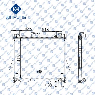 China Best Selling High Quality Radiator OE 8973333512 475*5888*16/26 for sale