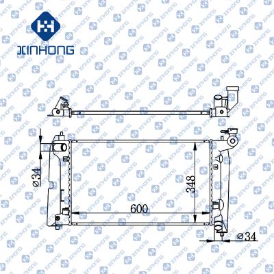 China Best Selling High Quality Radiator OE 16400-21130 600*348*16/26 for sale