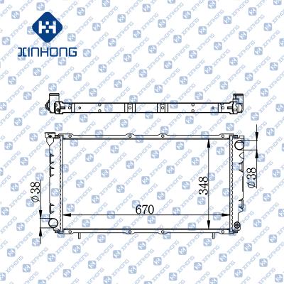 China Best Selling High Quality Radiator OE 45199AA080/AA210 670*348*16/26 for sale