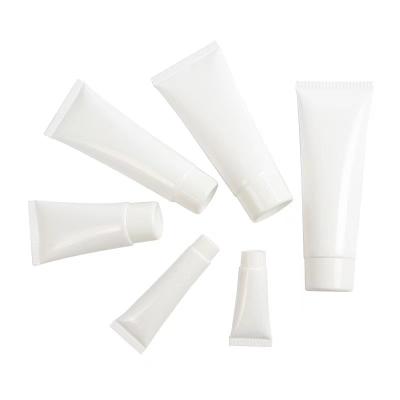 China 5 10 15 20 30 50 100ml chemical empty cosmetic plastic tube with flip lid, soft PE face/hand cream tube for sale