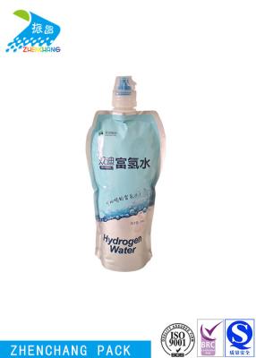 China Speical Shape Spout Pouch Heat Seal Hydrogen Water Spout Bags Packaging for sale