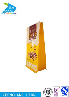 China Daily Nut Food 8 Side Seal Bag Leakproof Resealable Gravure Printing for sale