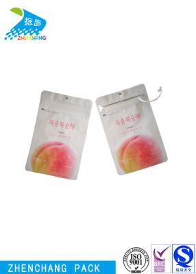 China Custom Printed Stand Up Plastic Pouch Packaging With Special Shape Zipper for sale